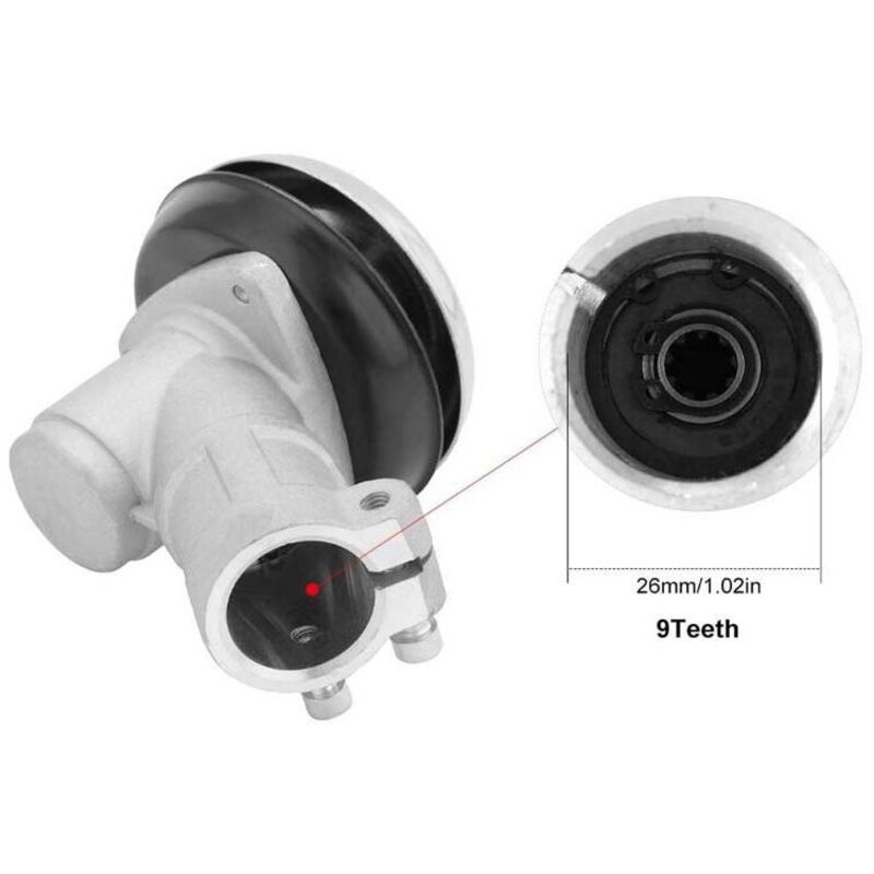 Lawnmower working head brushcutter gearbox 26mm 9 teeth lawnmower accessories..DEBUNS V1188-YUMANO-08983-1