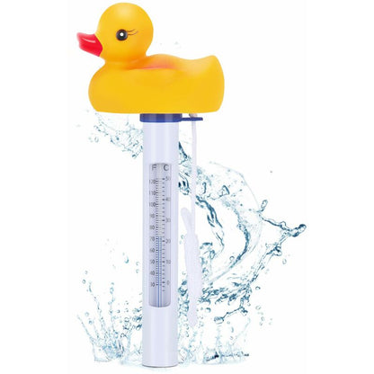 Floating Duck Style Pool Thermometer with String for Outdoor Indoor Pools Hot Tubs Spas V1188-YUMANO-10996-1
