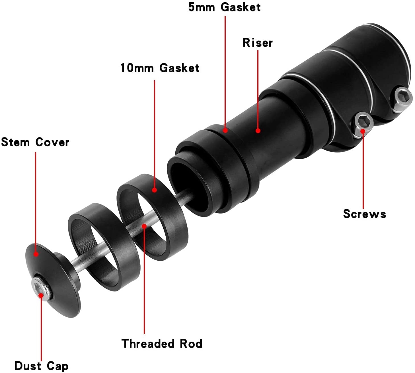 bicycle handlebar extension black V1188-YUYUF-5502352-1