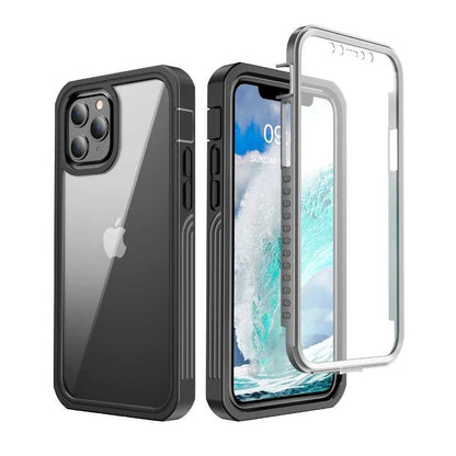 iPhone 12 Full Coverage Premium 3D Case ThreeSixty Transparent Transparent V1188-YUYUF-6603180-1