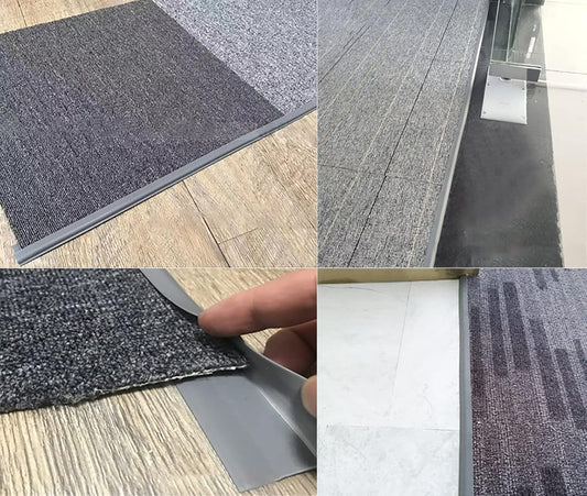 LVLONG Carpet Edge Trim - Cuttable Customizable Carpet Floor Edge Binding Threshold Strip, Anti Slip Carpet V1188-ZC-01-92