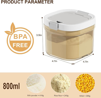 sugar container with spoon, Coffee and Dry Food Storage Containers, BPA-Free, Stackable, Easy-Clean, Perfect V1188-ZC-DLL-146