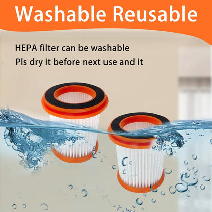HEPA Filters for Voweek VW-VC08, for Moosoo XL618 Pro Vacuum Cleaner, 5 Pack Replacement Filter V1188-ZC-DLL-1616