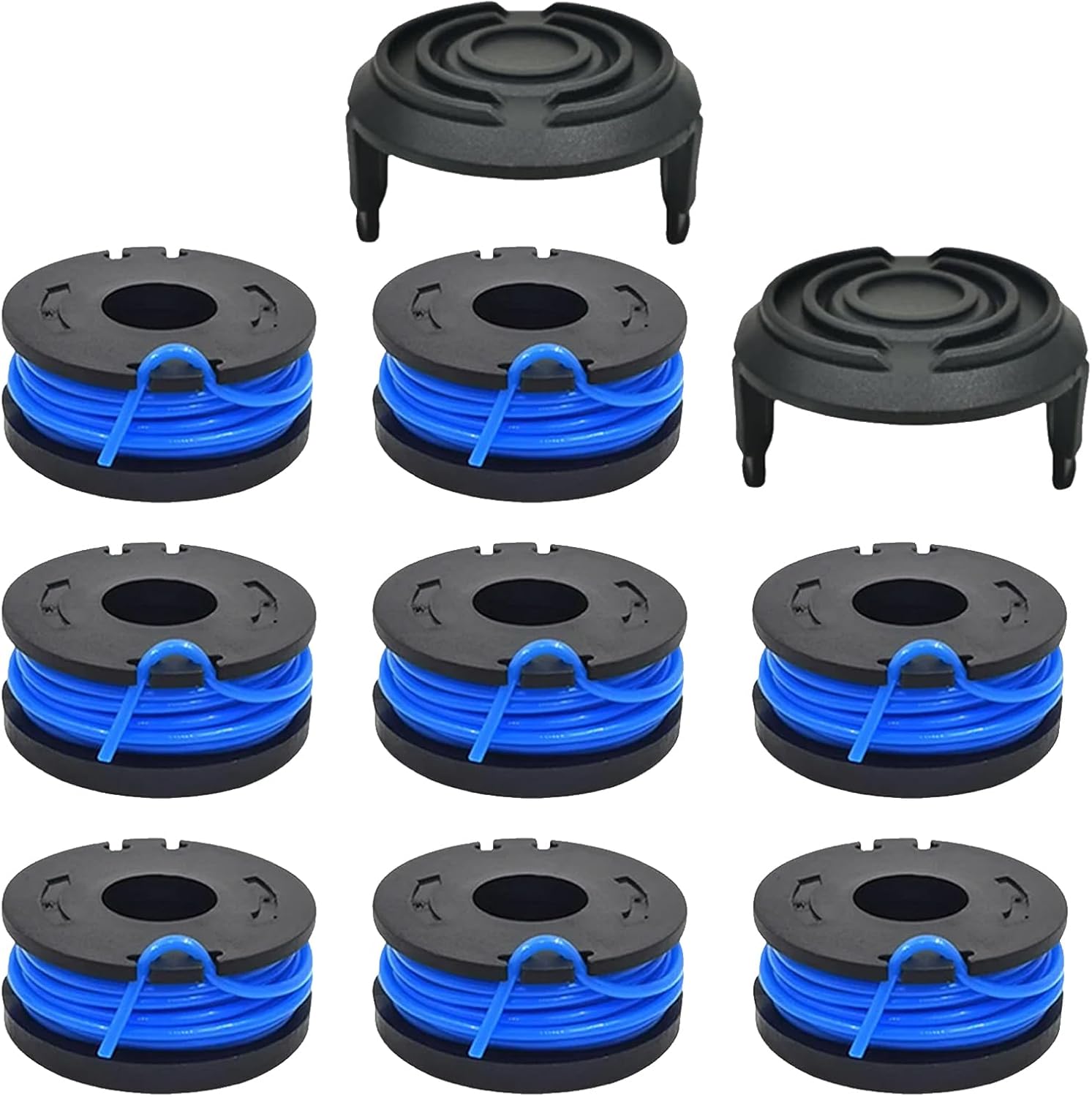 10-Pack String Trimmer Spool for Harbor Freight Bauer 19115C-B 20V Cordless String Trimmer, 0.065" 10Ft Weed V1188-ZC-DLL-1642