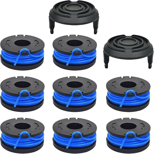 10-Pack String Trimmer Spool for Harbor Freight Bauer 19115C-B 20V Cordless String Trimmer, 0.065" 10Ft Weed V1188-ZC-DLL-1642