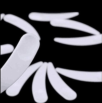 100PCS Disposable Mini Curved Cosmetic Spatula Scoop Makeup Mask Spatula Plastic Spoon,Small Makeup Scoop for V1188-ZC-DLL-1658
