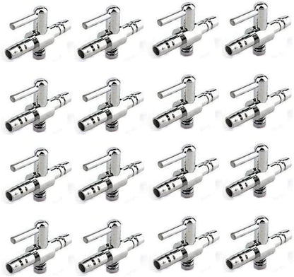 Aquarium Fish Tank Air Flow Control Lever Pump Single Way Valve, 16Pcs V1188-ZC-DLL-1786