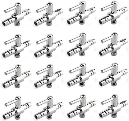 Aquarium Fish Tank Air Flow Control Lever Pump Single Way Valve, 16Pcs V1188-ZC-DLL-1786