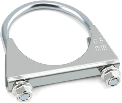 Stainless Steel U-Bolt Muffler/Exhaust Clamp (2.5" Diameter), 4 Pack U-Bolt Muffler Tip Exhaust Hook V1188-ZC-DLL-1810