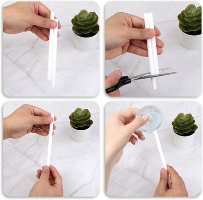 50 Pcs Humidifier Sticks Diffuser Cotton Filter Sticks Plug in Refills 5.35 X 0.3 Inch Mini Humidifier Wick V1188-ZC-DLL-2045