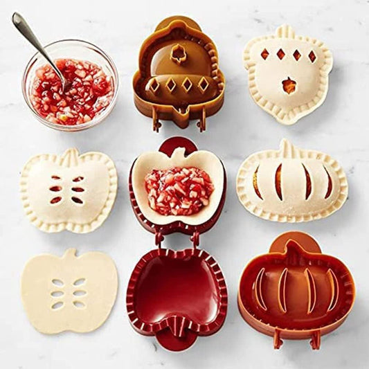 Fall Hand Pie Molds Apple, Acorn & Pumpkin, Fall Hand Pie Molds Set of 3, Mini Pie Mould Dough Press Mold V1188-ZC-DLL-2082