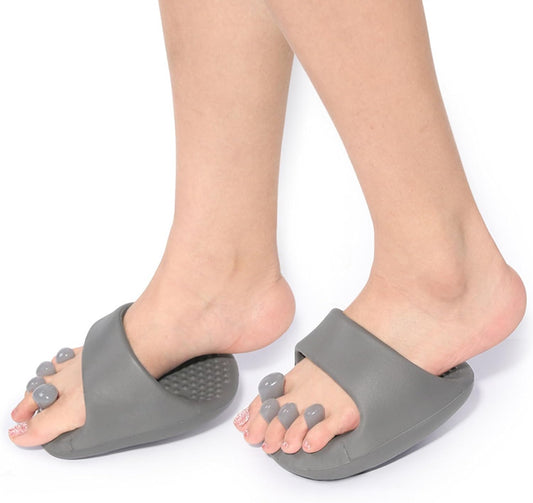 O Type Leg Corrector Correction Insole Eight Inside Outside Correction Feet Massager, Gray V1188-ZC-DLL-275