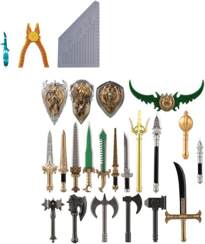 Medieval Weapon Pack Military Weapon Medieval Swords Sabers Bricks, Military Soldier Weapons Accessories Pack V1188-ZC-DLL-294
