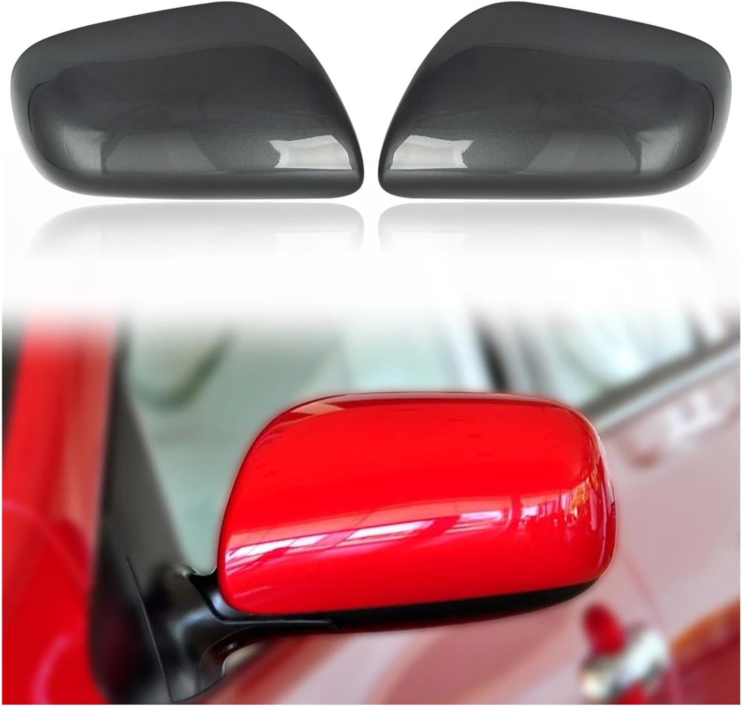 Door Rearview Mirror Cover Cap Housing Compatible For Toyota Corolla Accessories 2007 2008 2009 2010 2011 V1188-ZC-DLL-310