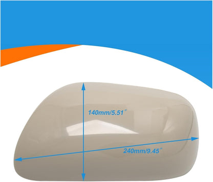 Door Rearview Mirror Cover Cap Housing Compatible For Toyota Corolla Accessories 2007 2008 2009 2010 2011 V1188-ZC-DLL-310