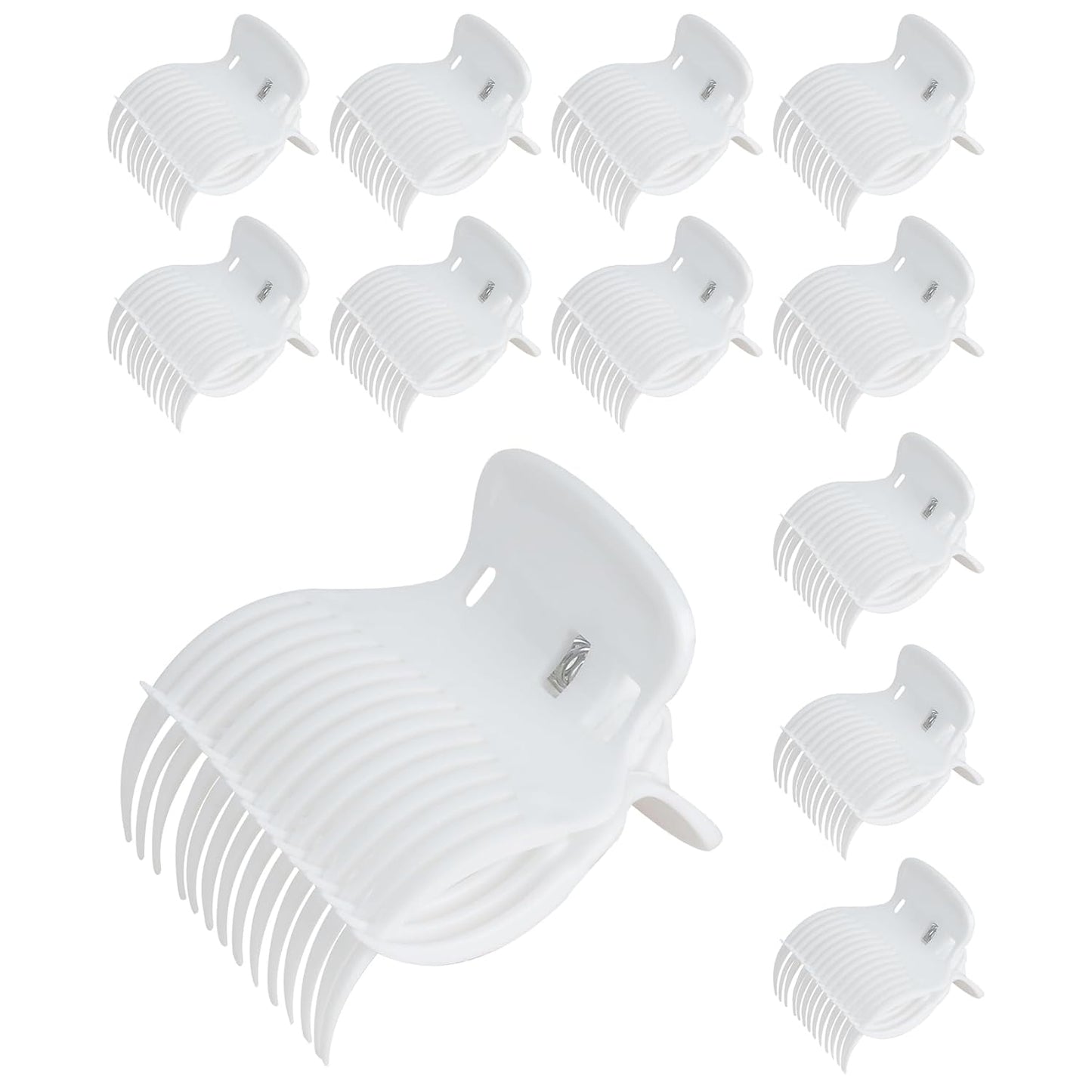 Hair Roller Clips Set - Curling Clips for Hot Rollers and Curlers (12 Pcs) V1188-ZC-DP-08