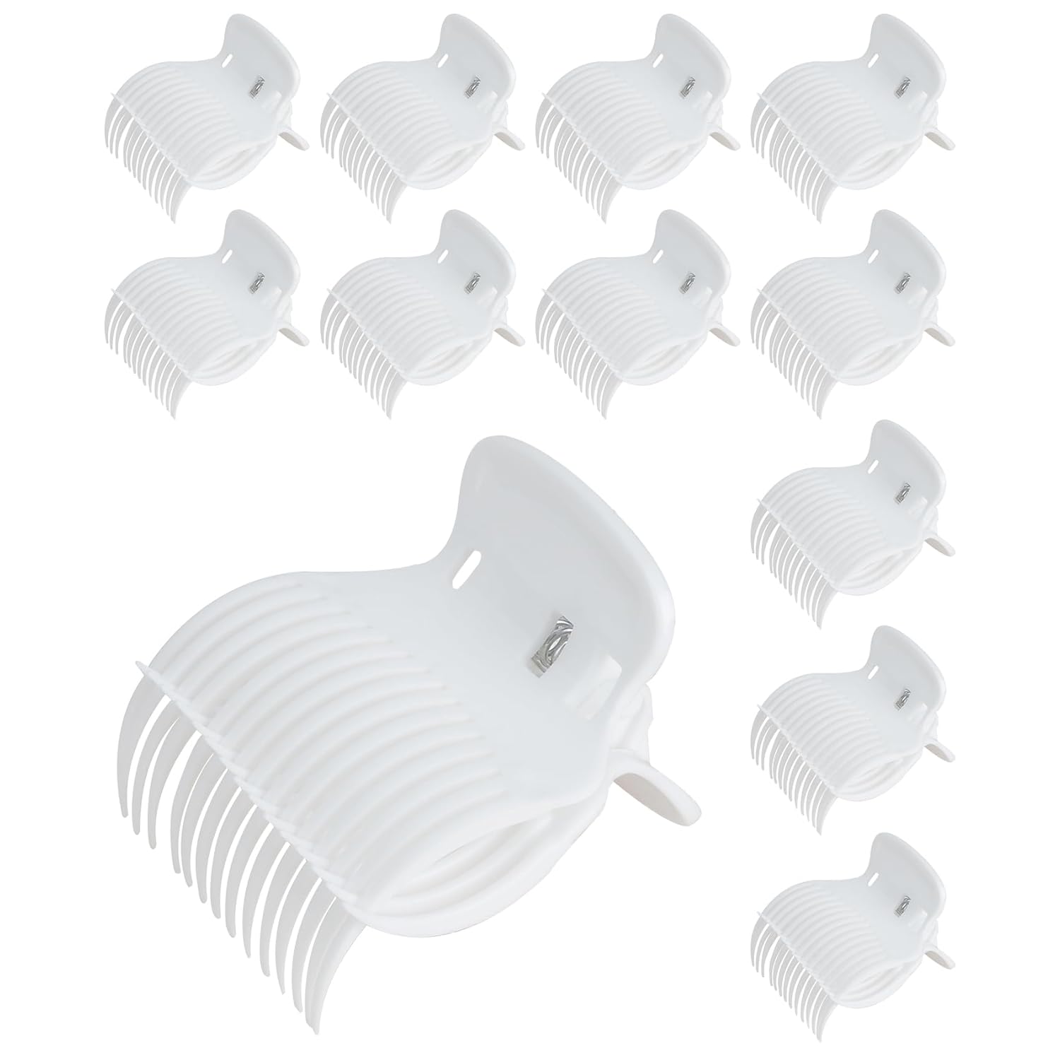 Hair Roller Clips Set - Curling Clips for Hot Rollers and Curlers (12 Pcs) V1188-ZC-DP-08