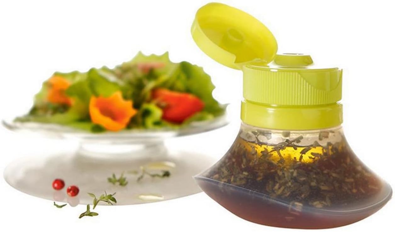 Portable Salad Dressing Containers set of 3- Silicone Squeeze Bottle Leak Proof Cap Kitchen Tool Mini Food V1188-ZC-DP-232