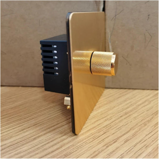 86 Dimmer Switch 500W Gold Knob Adjusting The Brightness of Light for Living Room Dedicated Dimmer(One Size) V1188-ZC-DP-389