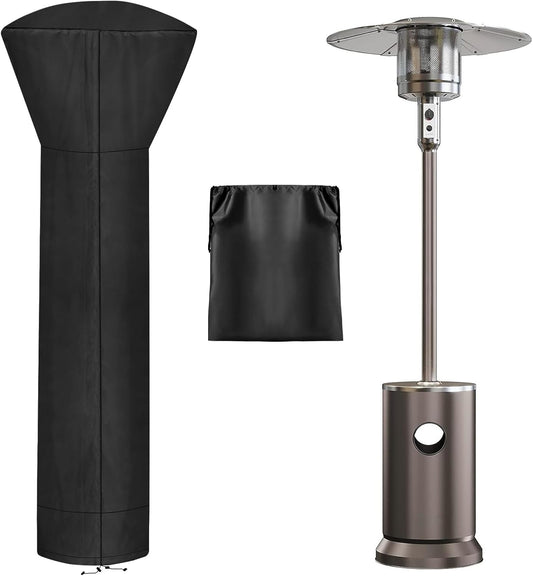 OutdoorLines Waterproof Outdoor Patio Heater Covers with Zipper and Storage Bag, Dust-proof UV-Resistant V1188-ZC-LHJ-245