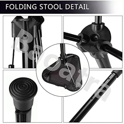 Portable Telescopic Stool - Lightweight Folding Chair for Camping & Fishing - Height Adjustable, Single Leg V1188-ZC-LHJ-272