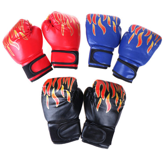 Boxing Gloves for Children Youth Kickboxing Sparring Training Red One Size V1188-ZX-Y1011-00316-2