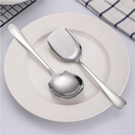 Stainless Steel Serving Spoon for Hotel Restaurant Kitchen Large Size V1188-ZX-Y101361