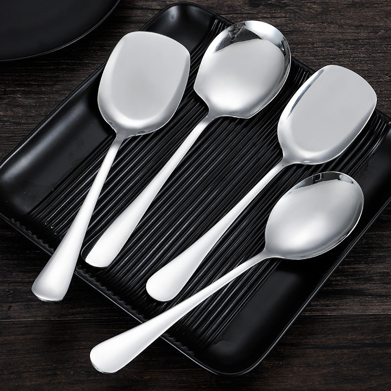 Stainless Steel Serving Spoon for Hotel Restaurant Kitchen Large Size V1188-ZX-Y101361