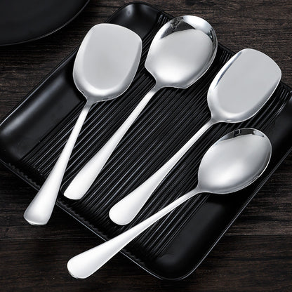 Stainless Steel Serving Spoon for Hotel Restaurant Kitchen Large Size V1188-ZX-Y101361