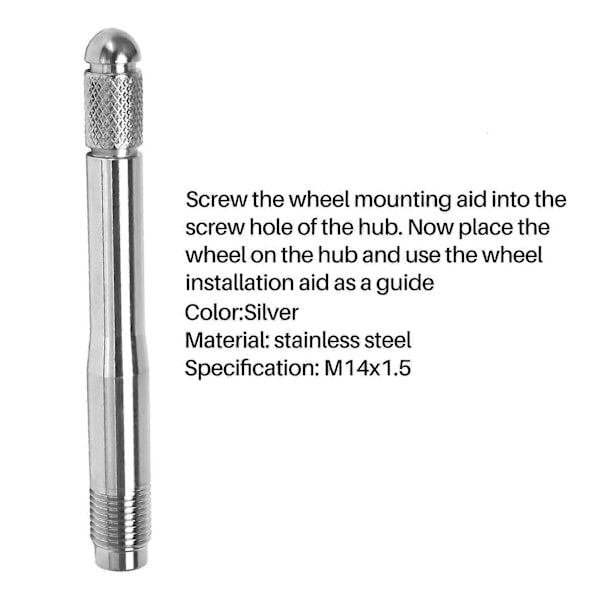 Stainless Steel Wheel Mounting Aid M14x1.5 for Tire Rim Change V1188-ZX-Y1030-00969