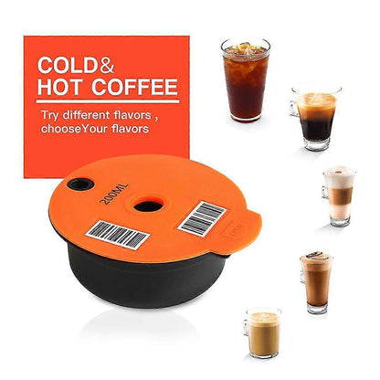 Tassimo Refillable Eco-Friendly Coffee Capsules 200ml Compatible with Bosch Machines V1188-ZX-Y1117-00438