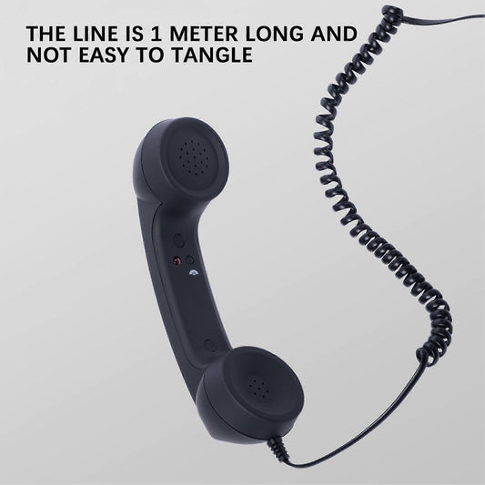 USB-C Retro Telephone Handset for Mobile Phones, Plug \u0026 Play, Radiation Protection, Compatible with V1188-ZX-Y1122-00565-2