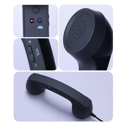 Compatible with iPhone Android USB-C Retro Telephone Handset Red V1188-ZX-Y1122-00565