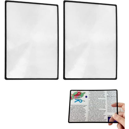 3X (300%) Fresnel Magnifying Glass Sheet - 3 Pieces, 4.70 V1188-ZX-Y725-4036