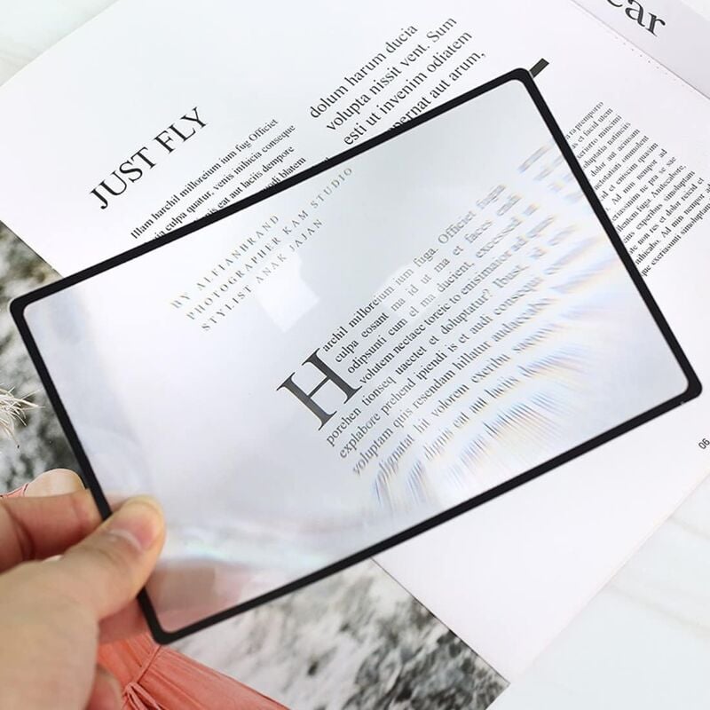 3X (300%) Fresnel Magnifying Glass Sheet - 3 Pieces, 4.70 V1188-ZX-Y725-4036