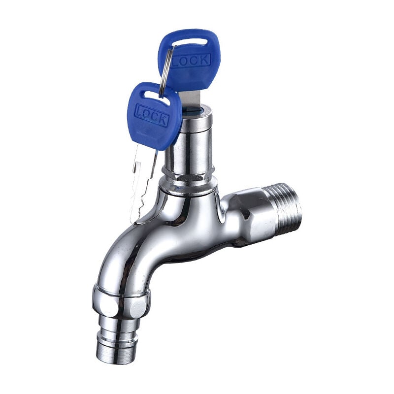 Lockable Anti-Theft Outdoor Brass Tap for Garden Washing Machine V1188-ZX-Y801-2236