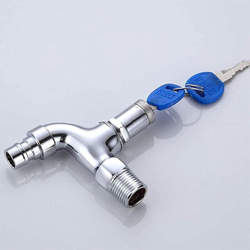Lockable Anti-Theft Outdoor Brass Tap for Garden Washing Machine V1188-ZX-Y801-2236
