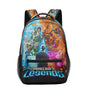 Minecraft Backpack For Boys School Backpack Kids Compatible Minecraft Black Green Creeper Zombie Skeleton V1188-ZX-Y815-00013-14
