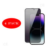 iPhone 13 4-Pack Privacy Screen Protector Tempered Glass Anti-Spy Protection V1188-ZX-YY014