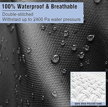 20-22ft Boat Cover Trailerable Marine Grade 600D Black V1188-ZXY-01-12