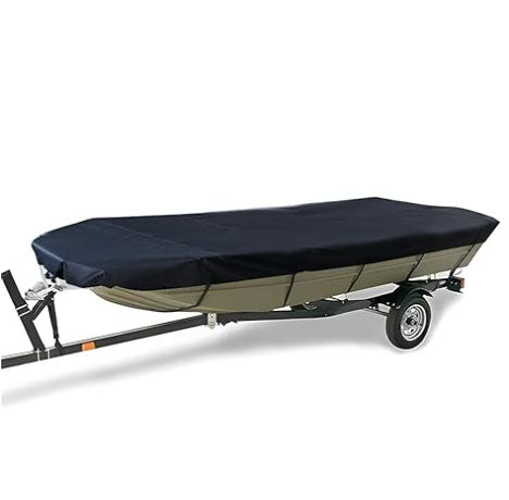 Square Boat 17-20FT (625cm x 360cm):Boat Cover Trailerable Marine Grade 210D grey V1188-ZXY-01-18