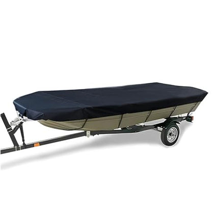 Square Boat Cover, 21-24FT (750cm x 360cm), Trailerable, Marine Grade 210D grey V1188-ZXY-01-19
