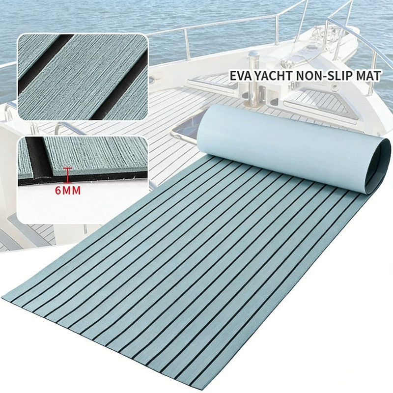 EVA Foam Boat Flooring Mat Decking Sheet 240*17.1*0.6cm Light Grey V1188-ZXY-01-21
