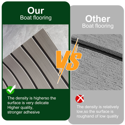 EVA Foam Boat Flooring Mat Decking Sheet 240*30*0.6cm Light Grey V1188-ZXY-01-22