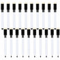 Whiteboard Markers (20-pack) - Small Whiteboard Markers - Black Whiteboard Markers - Fine Whiteboard Markers V1188-ZXY-10003