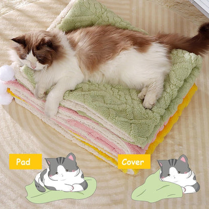 Pet Mat - Soft Pet Blanket - Warm Plush Blanket for Dogs and Cats - Comfortable & Cozy Sleep Blanket - 55*45cm V1188-ZXY-10024