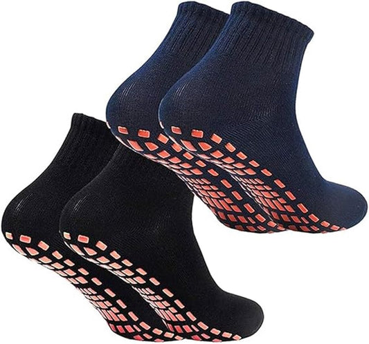 Yoga Socks - 2 Pairs of Non-Slip Socks - Barefoot - Yoga Socks - Non-Slip - Pilates - Home - Socks with V1188-ZXY-10031