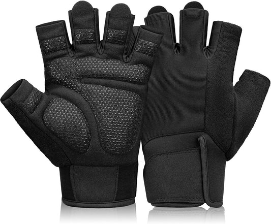 Fitness Gloves - Sports Gloves - Fingerless Gloves - Running Gloves - Unisex - Breathable and comfortable - V1188-ZXY-10037