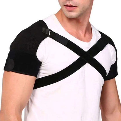 Shoulder Brace - Shoulder Support Brace for Sports - Double-Sided Adjustable & Breathable - Compression and V1188-ZXY-10049