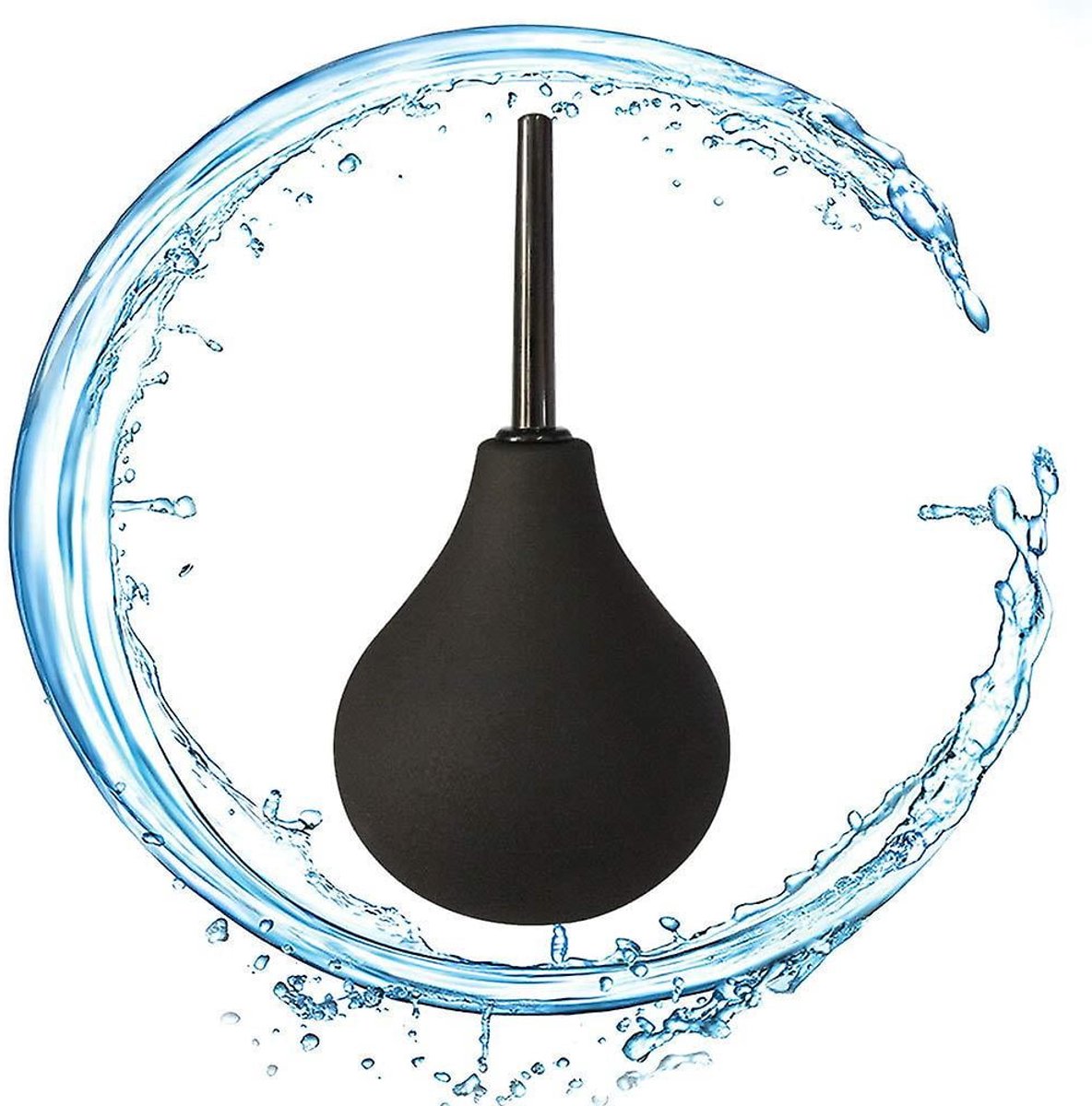 Bubble Enema Shower for Men and Women - Reusable - Clean Silicone Nozzle - Shower - Safe and Comfortable V1188-ZXY-10073